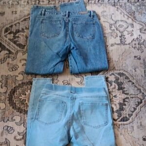 Soft Surroundings And No Boundaries Blue Denim Jeans